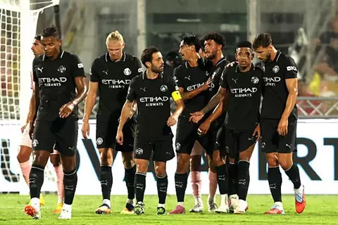 بمشاركة مرموش.. مانشستر سيتي يهزم باليرمو الإيطالي وديًا